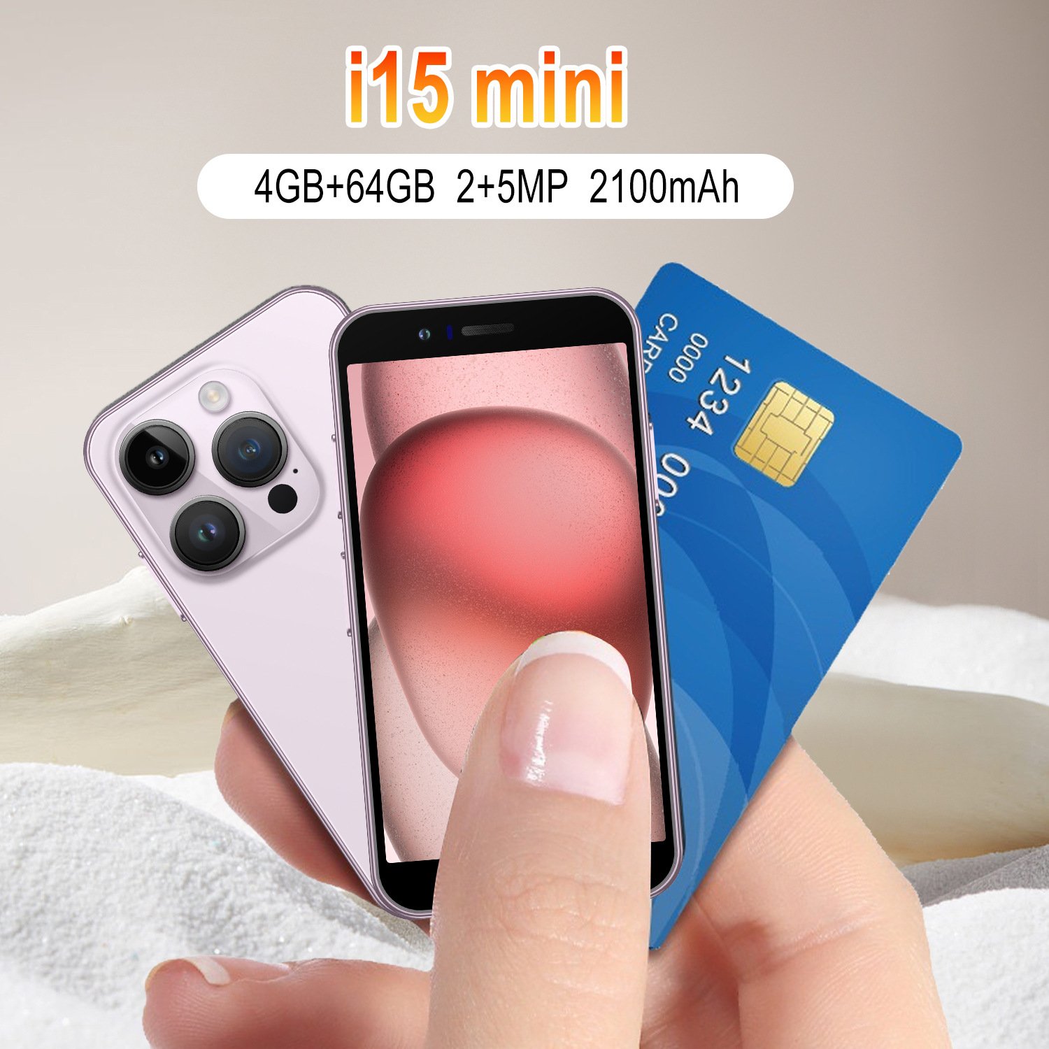 New Coming Mini Smart Phone 3g Android 8.1 Quad Core Dual Sim Long Time Standby Phone Soyes Xs15
